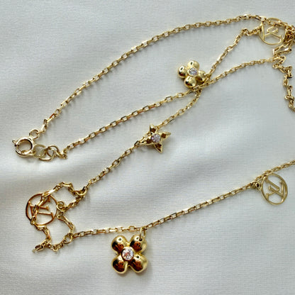 Charm Necklace Yellow Gold NL195