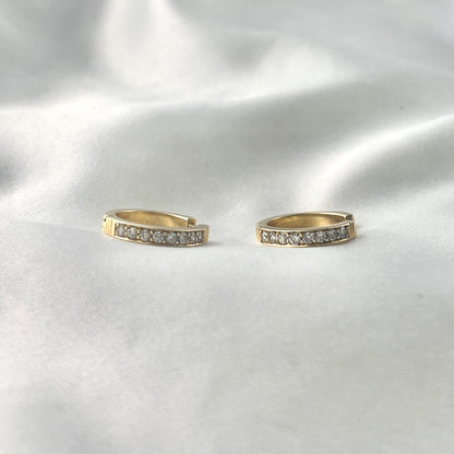 Diamond Creole Earrings DE011