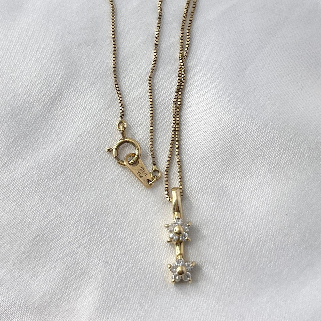 Double Rositas Diamond Necklace NL185