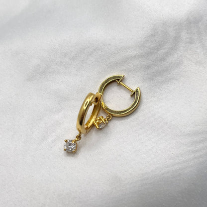 Creole Solo Diamond Earrings DE014