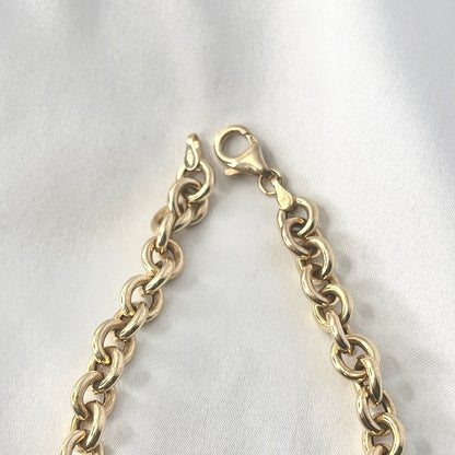 Chain Yellow Gold Bracelet BR107