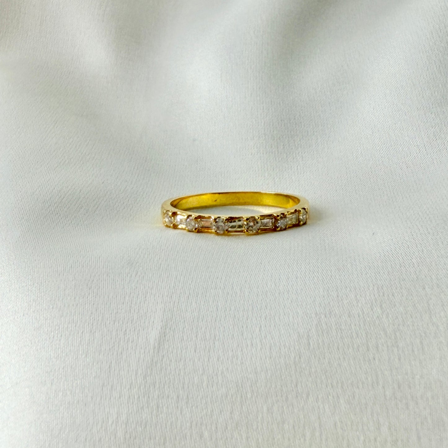 Half Eternity Baguette Ring RG052