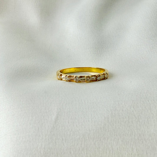 Half Eternity Baguette Ring RG052