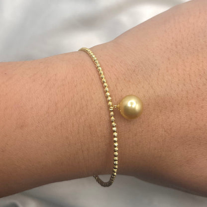 Champagne South Sea Pearl Bangle BR067