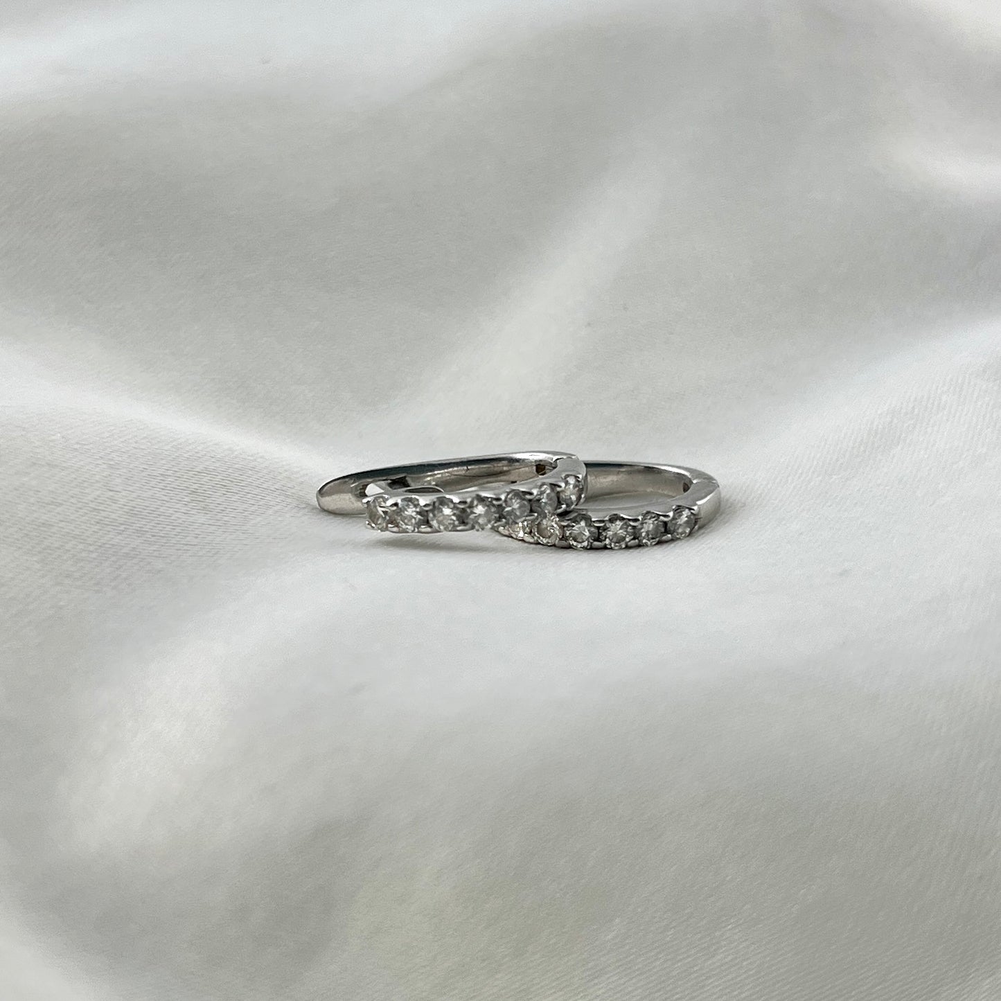 Diamond Creole White Gold DE013