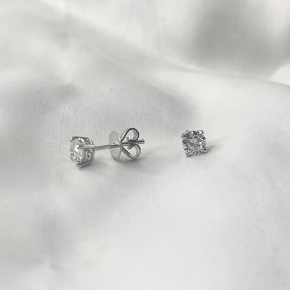 Basket Solo Diamond Earrings DE008