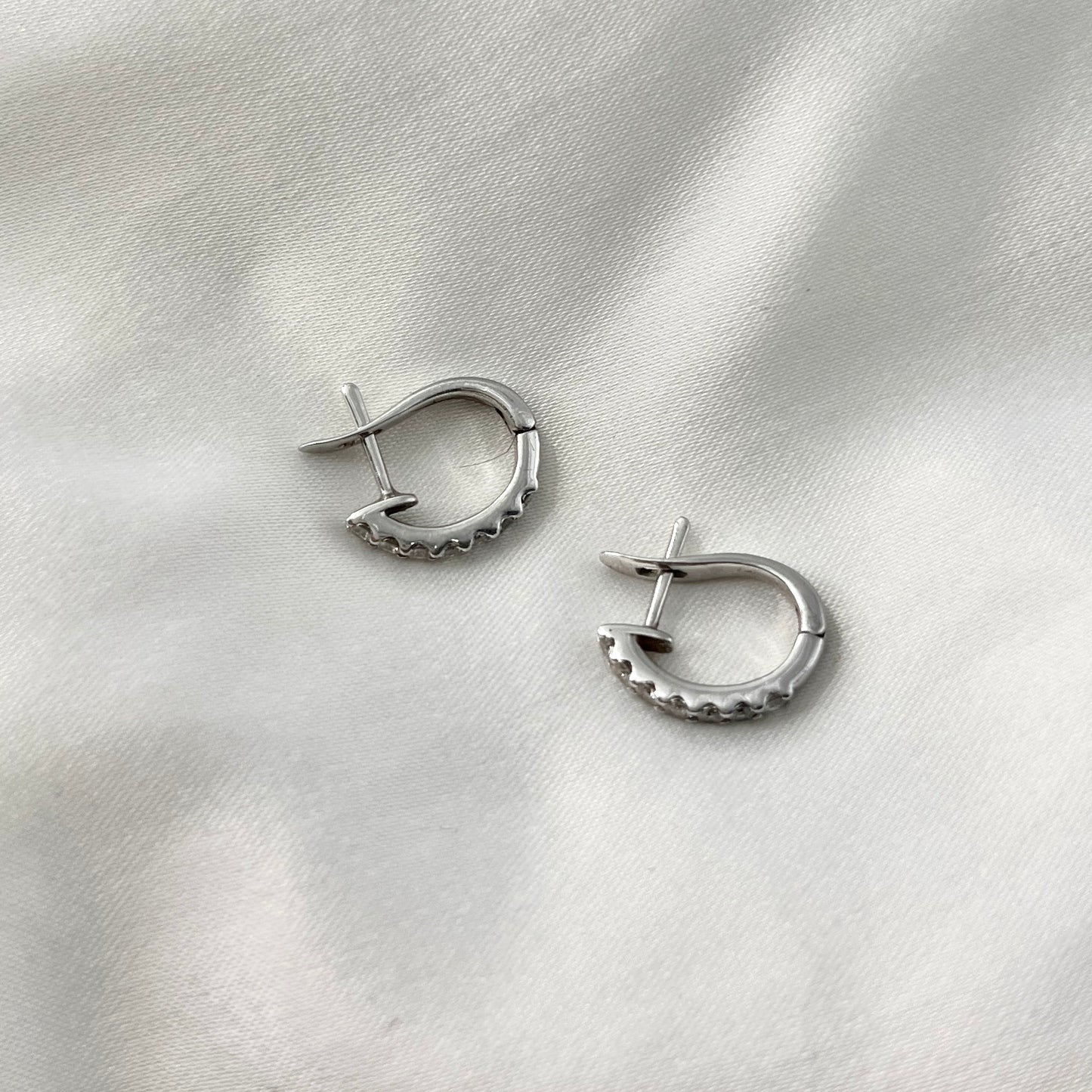 Diamond Creole White Gold DE013