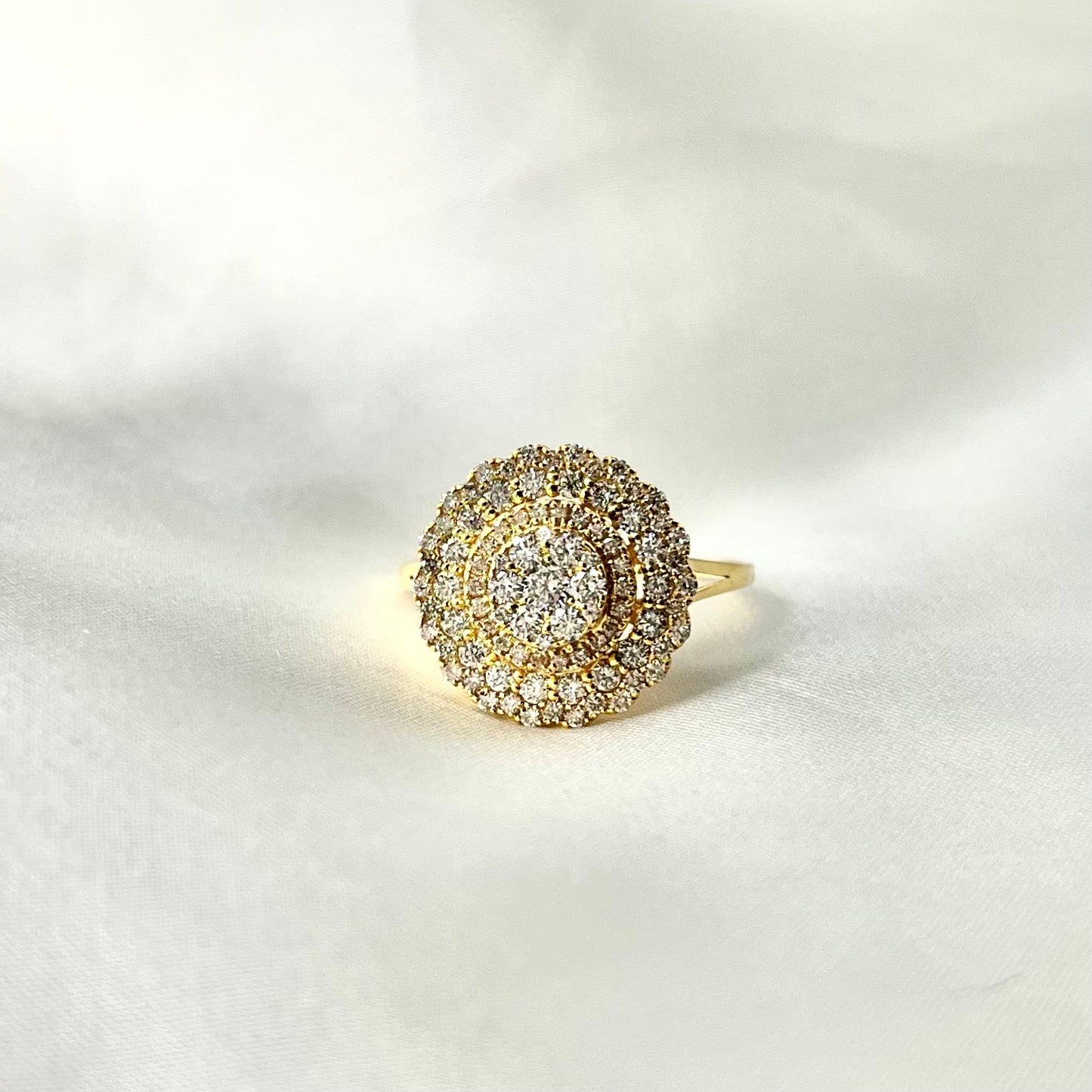 Diamond Illusion Cocktail Ring RG063