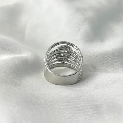 Rose Cut Diamond Power Ring RG108