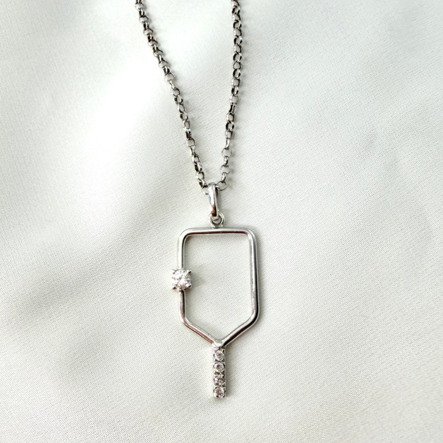 Diamond Paddle Necklace NL222
