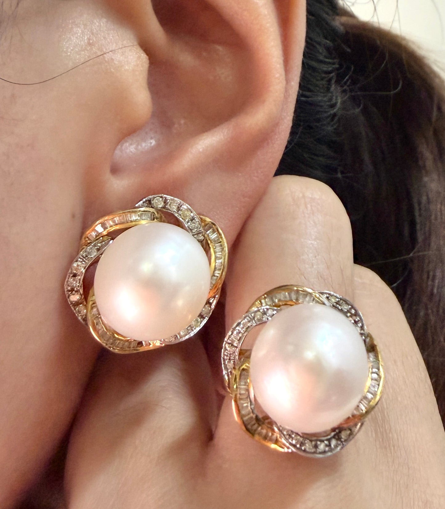 Detachable South Sea Diamond Set ST076