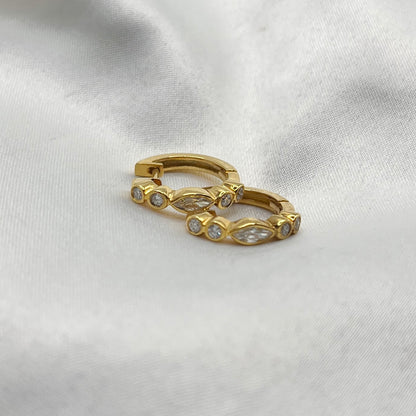 Marquise Diamond Creole DE016