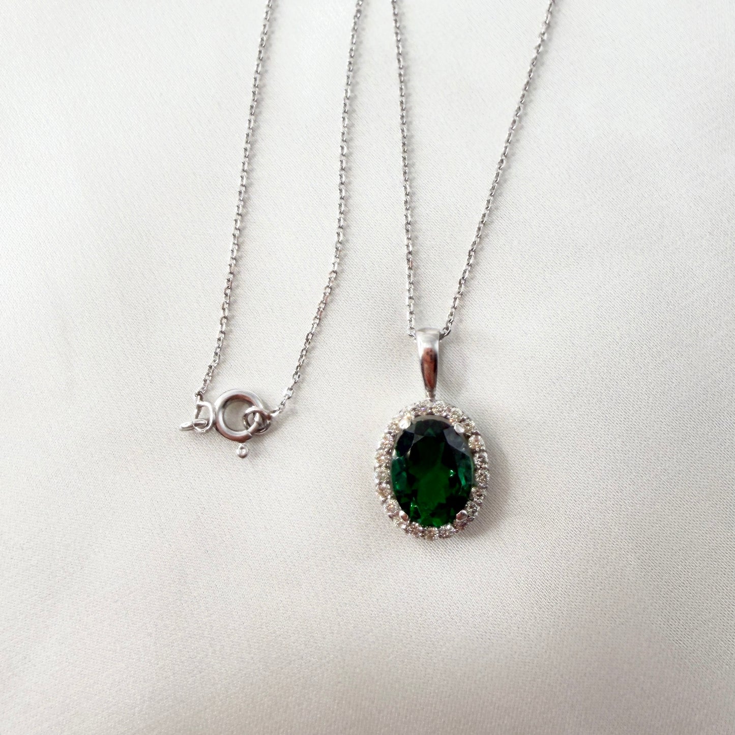 Diamond Emerald Birthstone DiaNL225