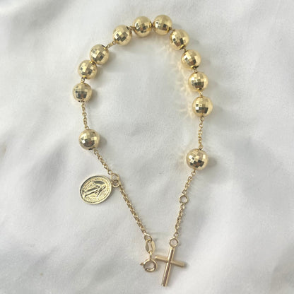 Rosary Bracelet Yellow Gold BR068