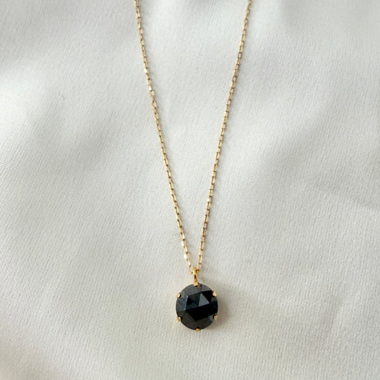 Black Diamond Necklace 1ct NL214