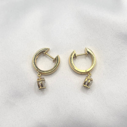 Creole Solo Diamond Earrings DE015