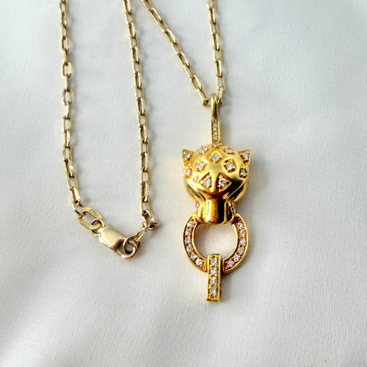 Panther Diamond Necklace NL223