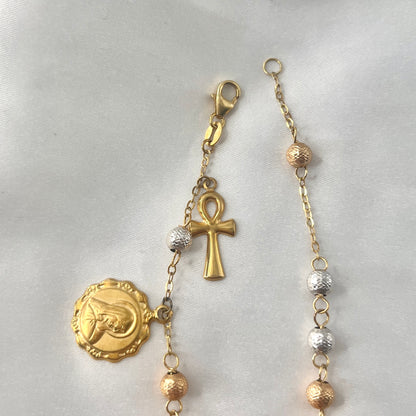 Tricolor Rosary Bracelet BR106