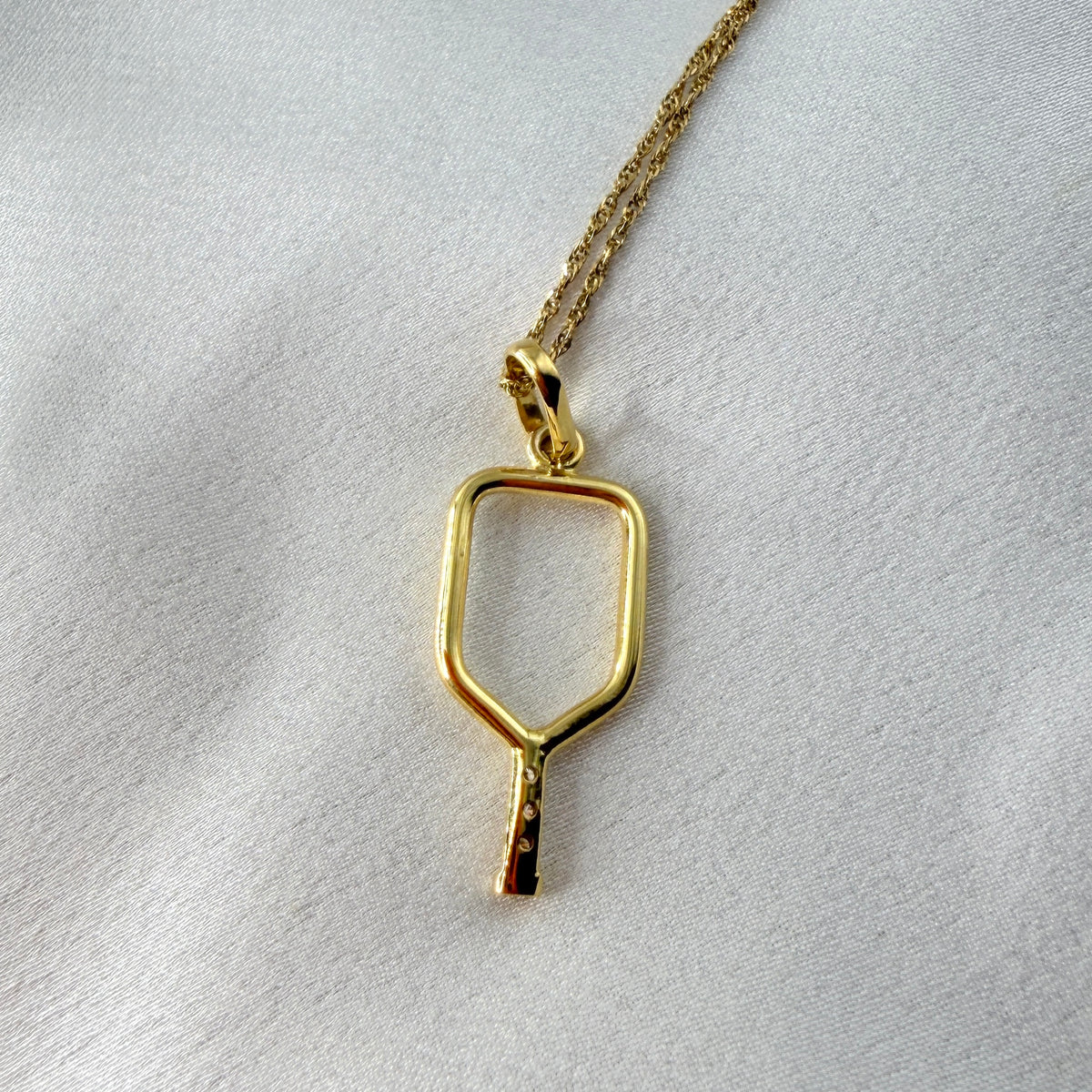 Diamond Paddle Handle Pendant NL227