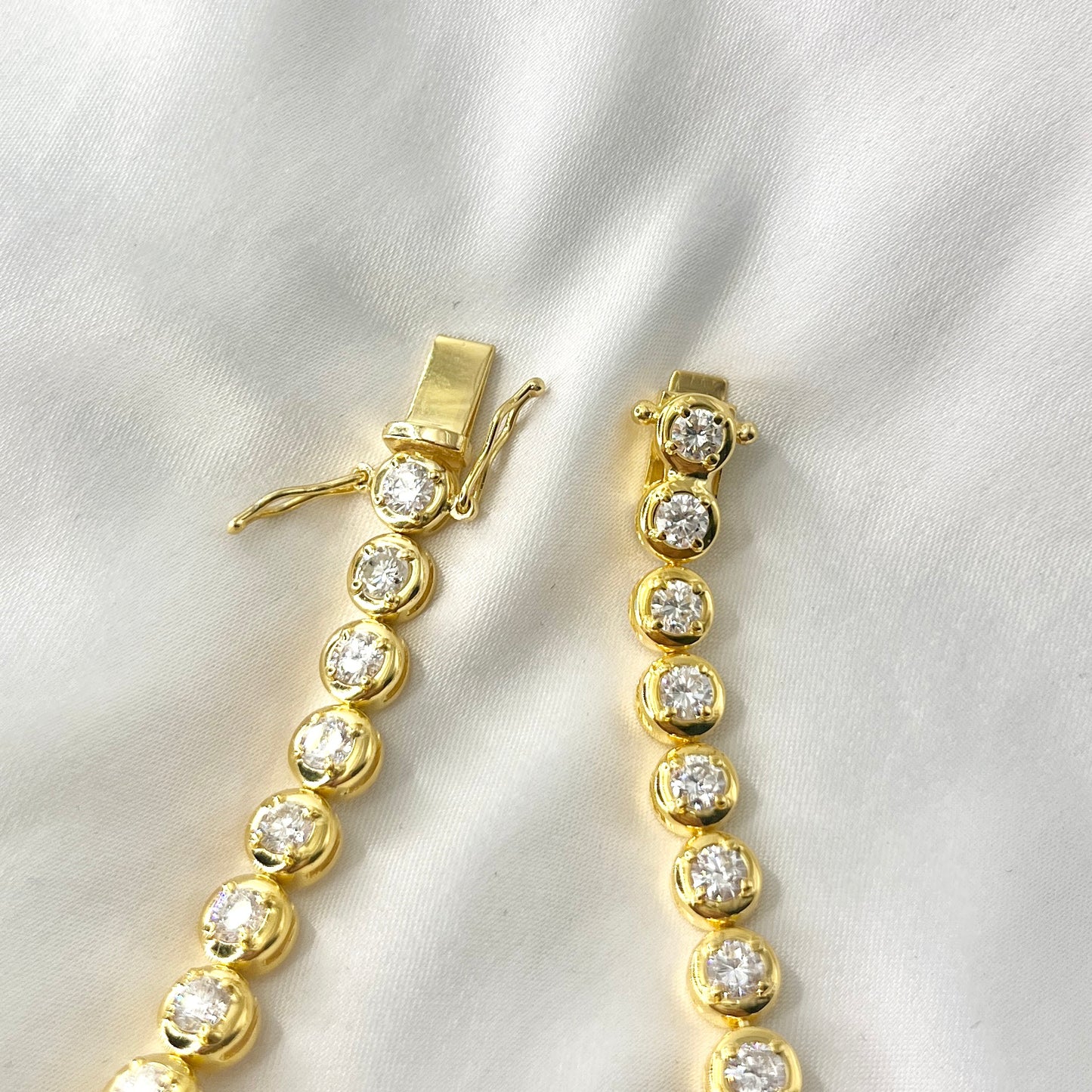 Tennis Bracelet Yellow Gold BR101