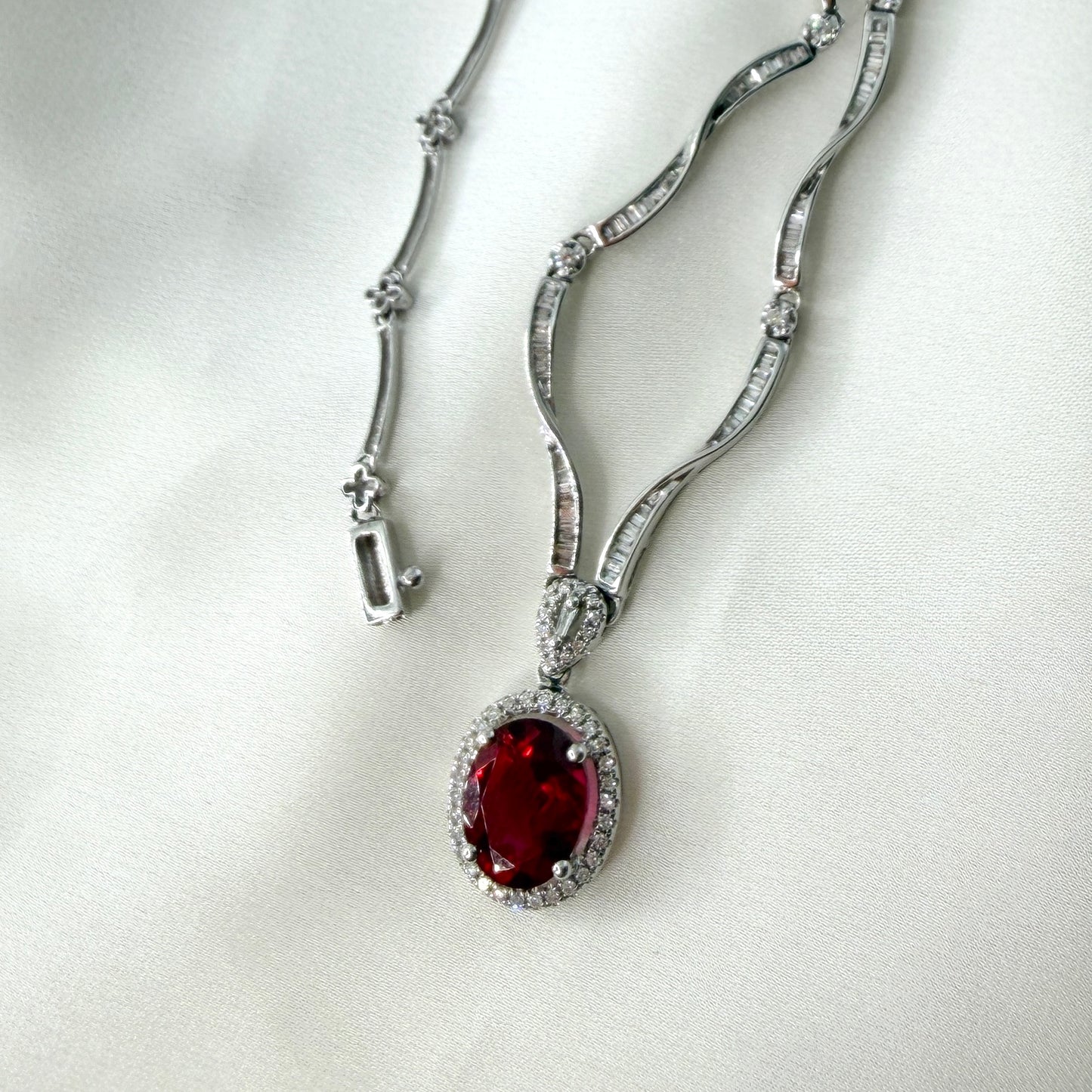 Ruby Diamond Choker NL223
