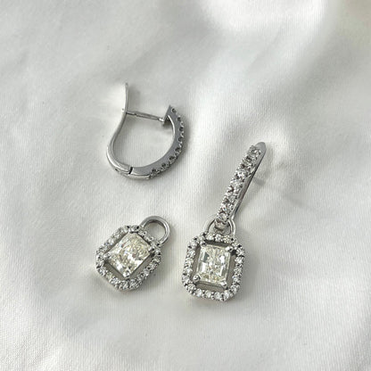 GIA Detachable Emerald Danglings ER170