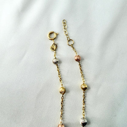 Tri Color Bead Bracelet BR124