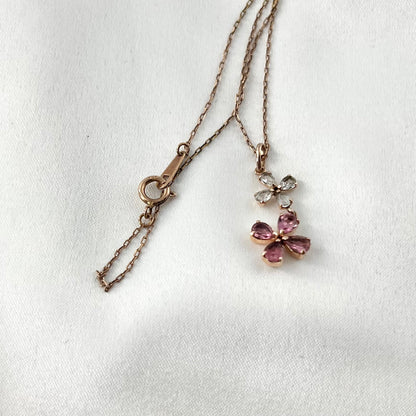 Birthstone Rose Gold Necklace NL101