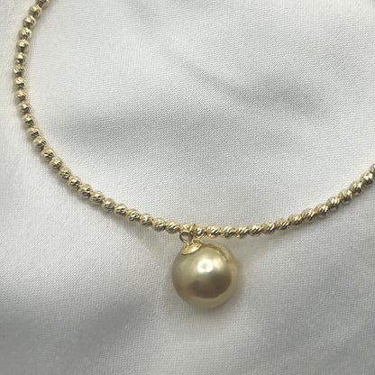 Champagne South Sea Pearl Bangle BR067