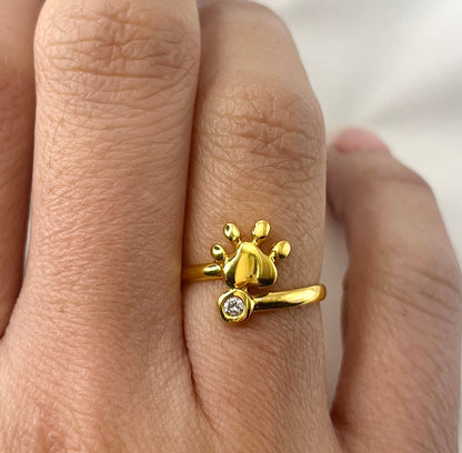 Paw Diamond Ring RG017