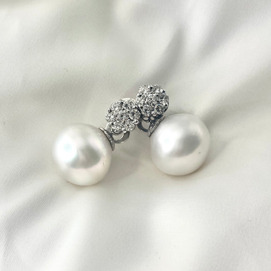 Pearl Rositas Diamond Danglings DE024