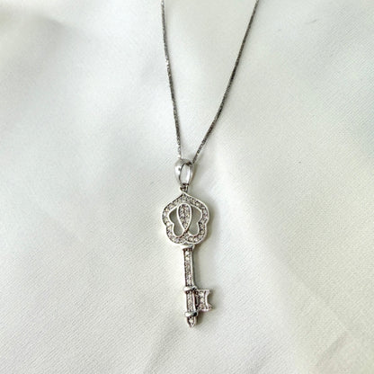 Key Diamond Necklace NL201