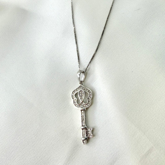 Key Diamond Necklace NL201