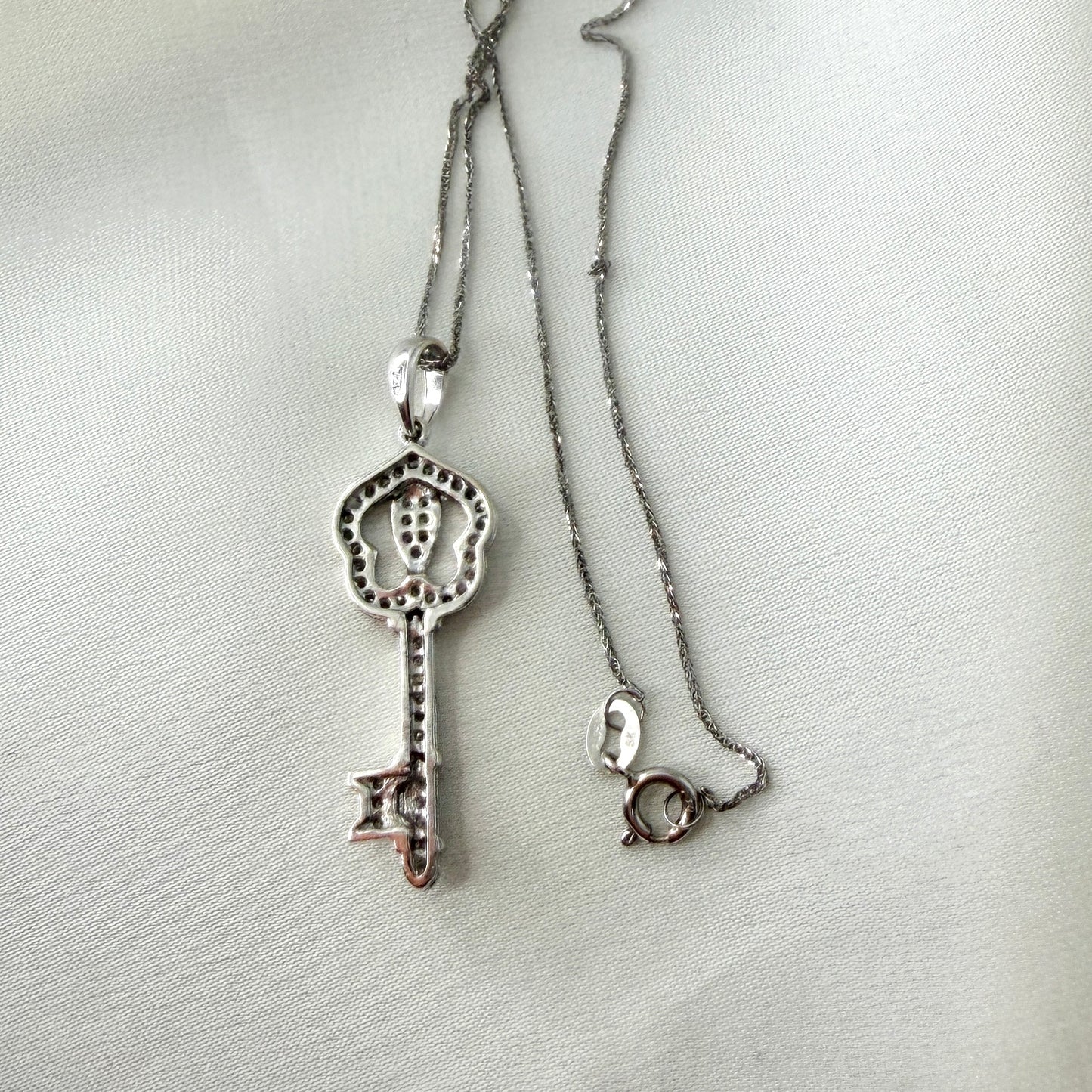 Key Diamond Necklace NL201