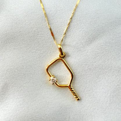 Solo Diamond Paddle Pendant NL226