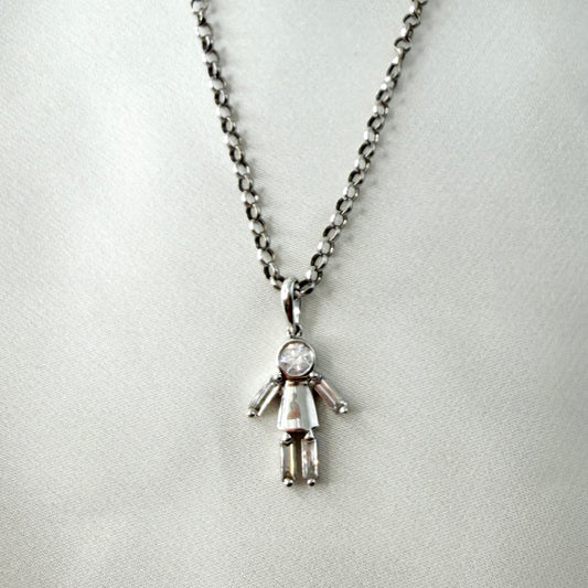 Little One Diamond Necklace NL217