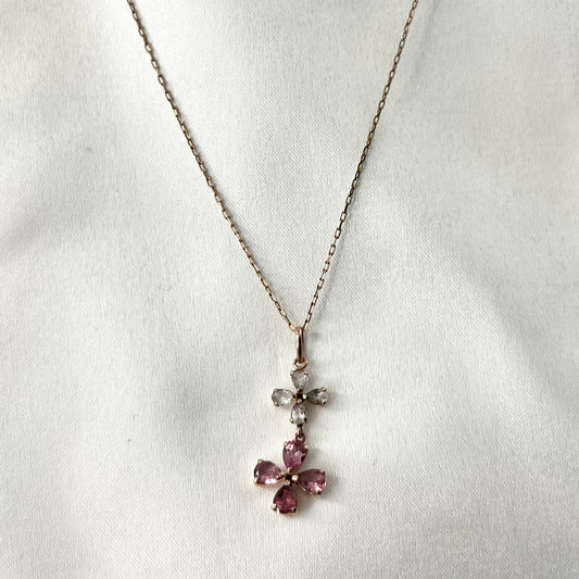 Birthstone Rose Gold Necklace NL101