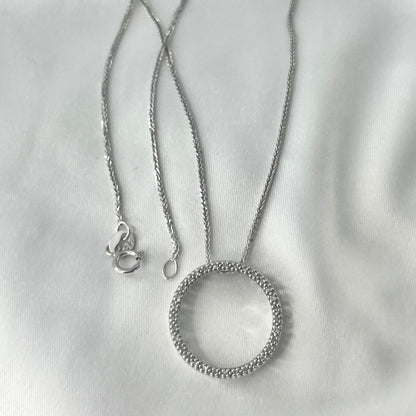 Circle Pendant Zirconia NL169