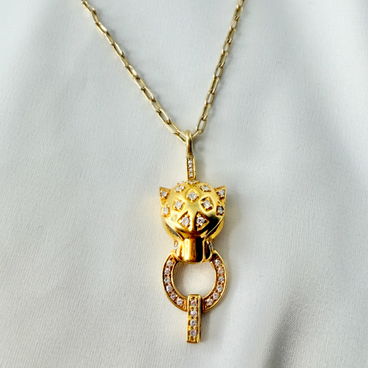 Panther Diamond Necklace NL223