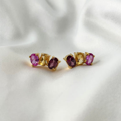 Birthstone Crawler Earrings ER102