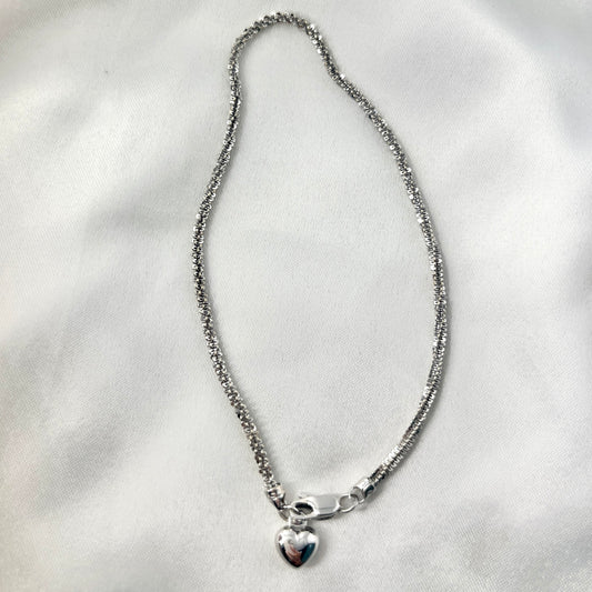 Heart Charm Bracelet BR095
