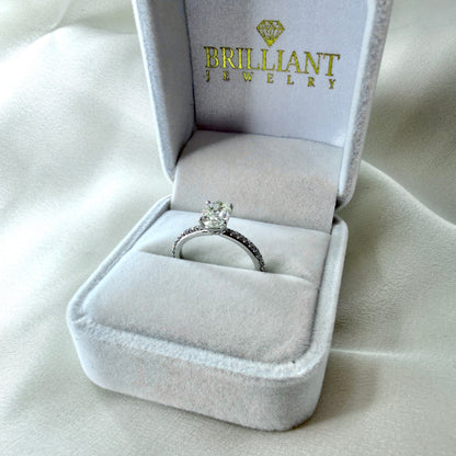 GIA Oval Diamond Engagement Ring ER020