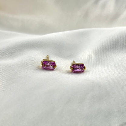 Pink Topaz Earrings ER059