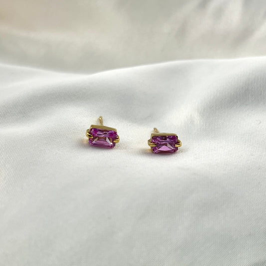 Pink Topaz Earrings ER059