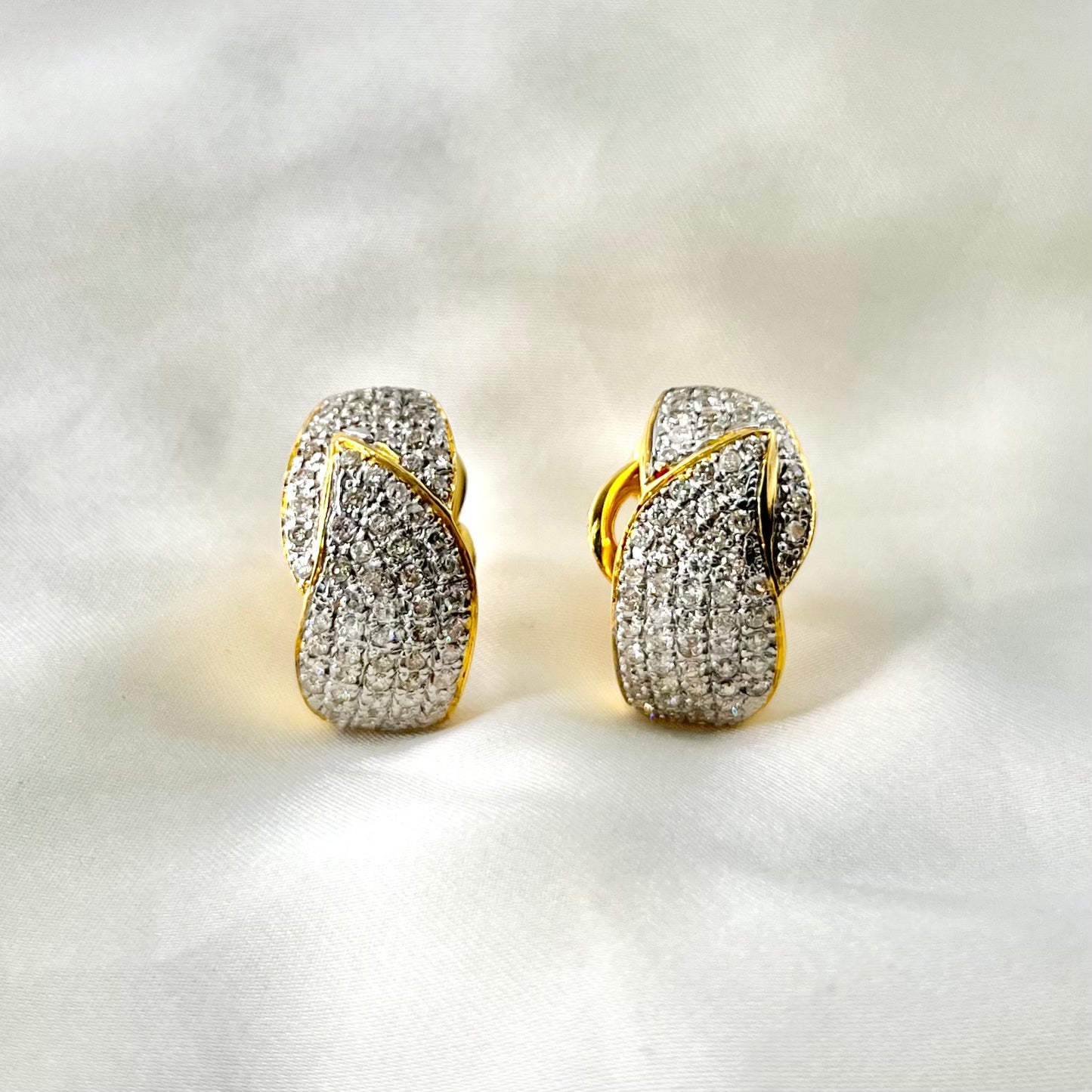 Leaf Diamond Earrings ER076