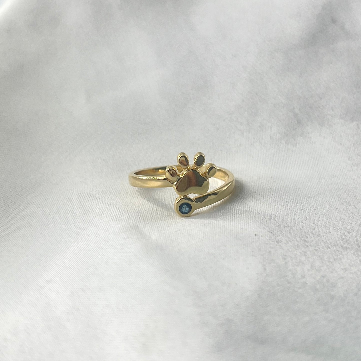 Paw Blue Sapphire Ring RG104