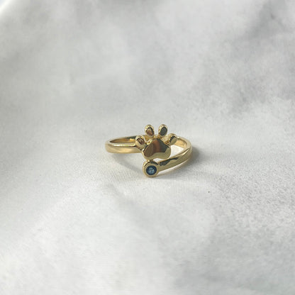 Paw Blue Sapphire Ring RG104