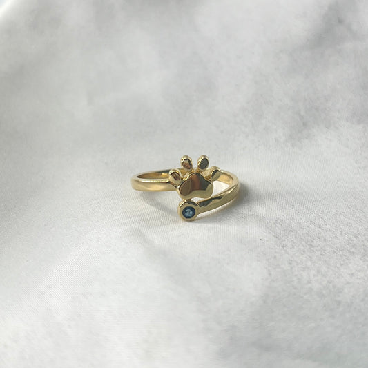 Paw Blue Sapphire Ring RG104