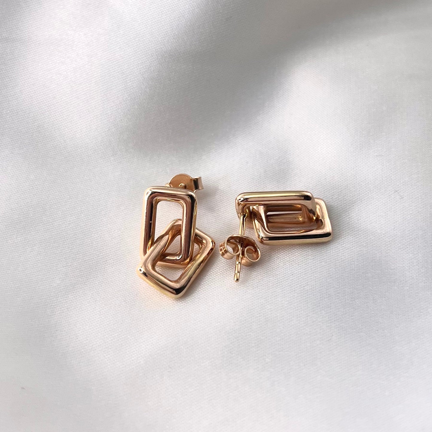 Square Dangling Earrings ER018