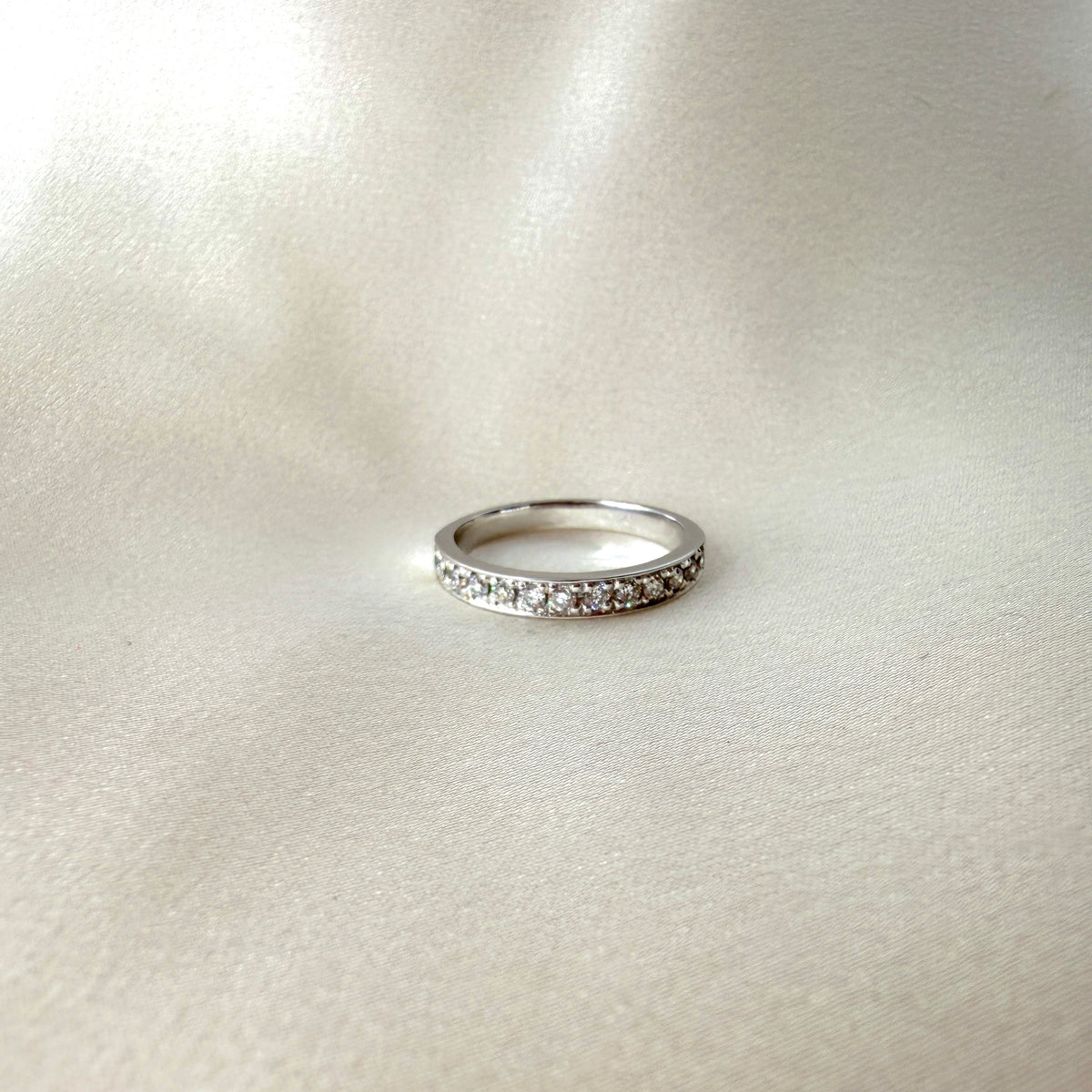 Half Eternity CVD Diamonds Ring RG051